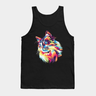 Colorful Cat Tank Top